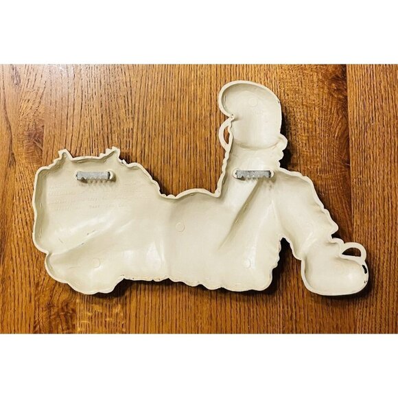 Vintage 1977 Raggedy Anne & Andy Plastic Wall Decor The Bobbs Merrill Dart Hang - Picture 7 of 8